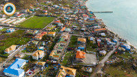 Damage to Grenada houses from overhead.