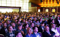 Monday's general session audience