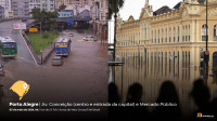 Flooding in Porto Alegre, the capital of Rio Grande do Sul